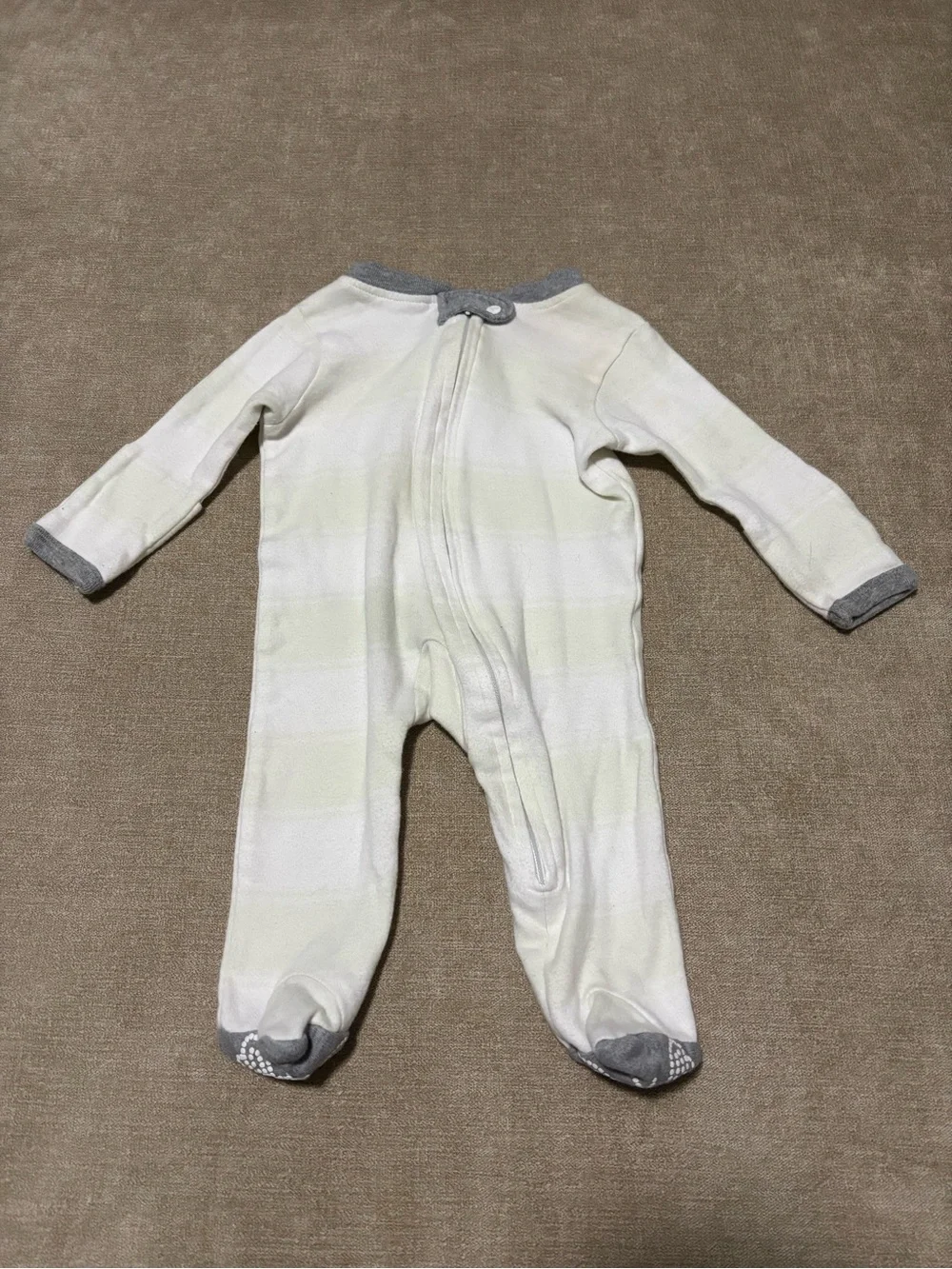 Burt's Bees Baby Striped Footed One-Piece
